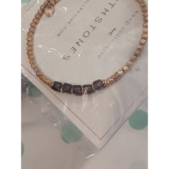 NWT! Birthstone Bracelet in Rose Gold (February) - Picture 4 of 8